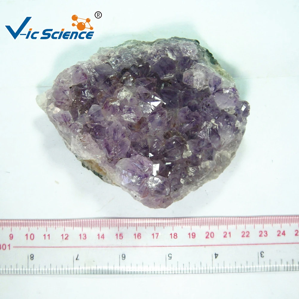 Natural Brazilian Amethyst Druse purple amethyst mineral rock samples cluster connoisseurship