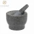 Import Natural Stone Granite Mortar and Pestle Pestle and Mortar Mortar with Pestle for Kitchen and Restaurant from China