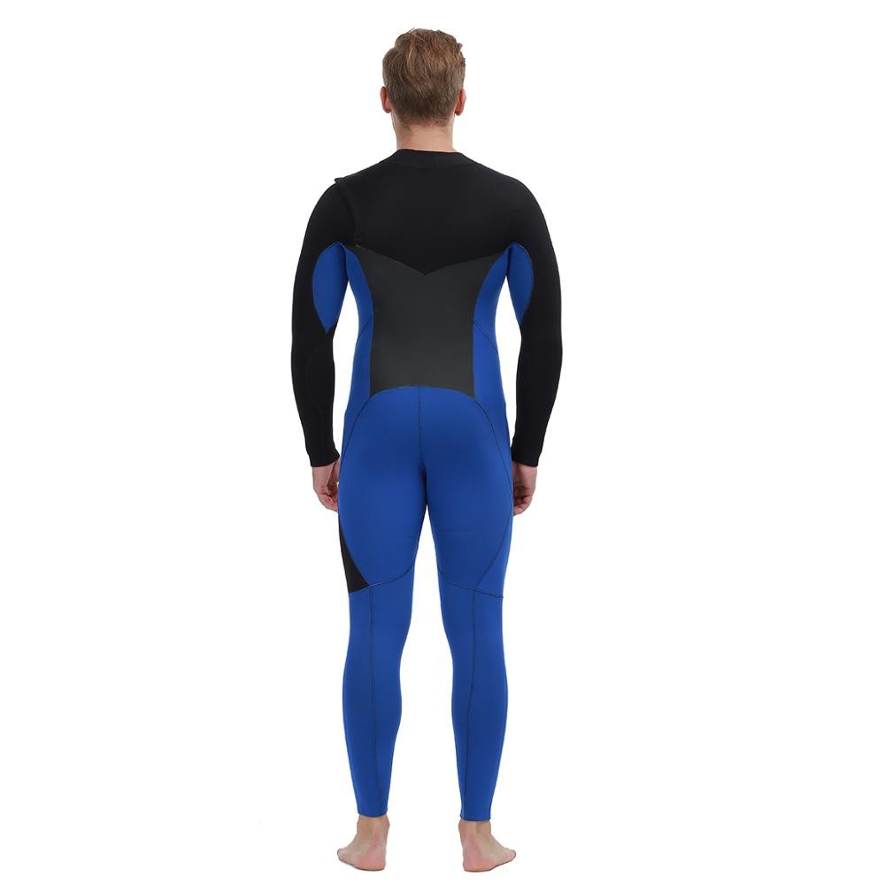 Neoprene fabric surf wetsuit with chest zip