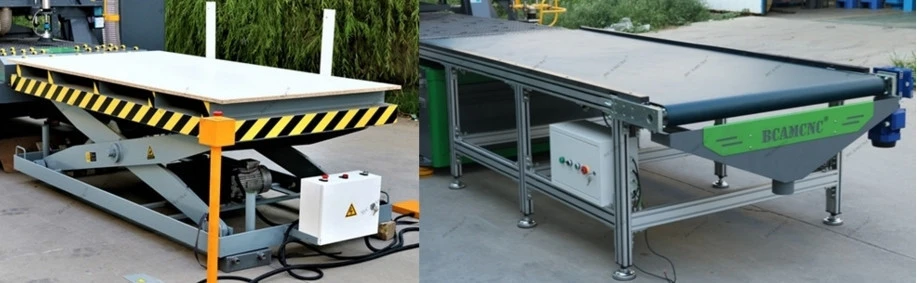 Nesting cnc router auto loading and unloading woodworking machine for cabinet