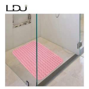 New Arrival Bathroom Products Beautiful Color PVC Bath Tub Spa Mat Anti Slip