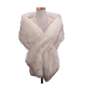 New Arrival Faux Rabbit Fur Scarf Fluffy Faux Fur Collar Customized Diy Shawl