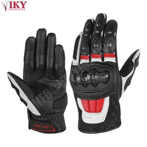 New Arrival Motorcycle Genuine Leather Gloves Full finger Racing Motocross Motorbike Protective Gear racing ski Gloves