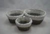 new arrived handmade woven wicker basket flower pots wholesale garden decorations with plastic liner