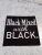 Import NEW Black &amp; White, &quot;Black Mixed With Black&quot; Iron-on Embroidered Patch, Cool Patch for Clothing and Accessories; Size 3&quot;, Afrocen from USA