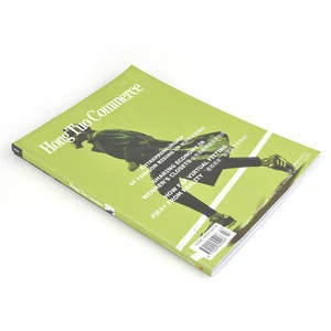 New customized wholesale perfect binding fashion printing magazine