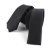 Import new design custom ladies pure black color skinny 100% silk neck tie from China