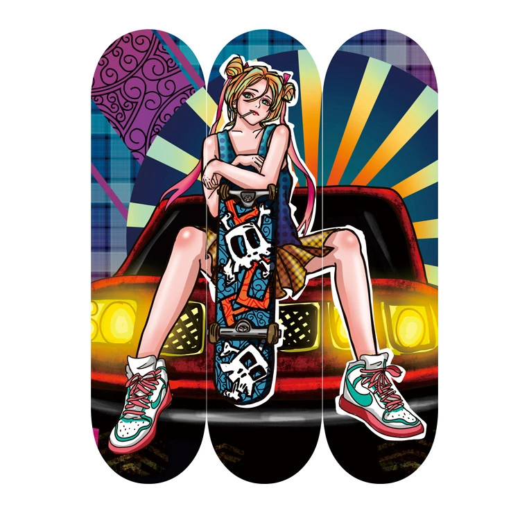 New Design Customized Graphic Skateboard Deck For Art