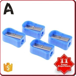 New Design factory supply double pencil sharpener in plastic