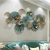 Import New Design Large Size 3d Home Metal Hanging Ornament Lotus Leaf Metal Wall Art Decoration decor from China
