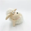 New design nifty ornament polyresin figurine craft poly resin home decoration cute plush sheep laying statue for table decor
