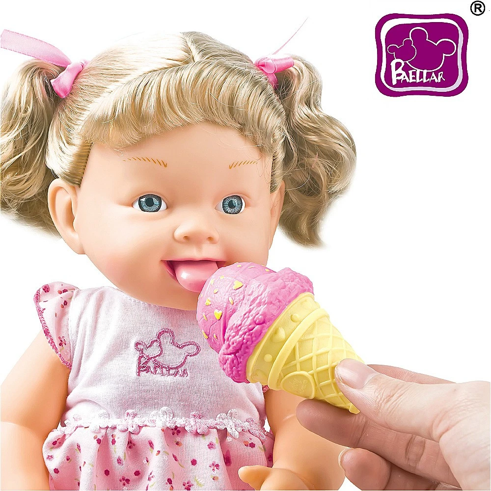 New Design Plastic Beauty Girl Doll With Ice Cream Toys Accessories For Kids From China Manufacturer