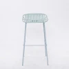 New Design Wholesale Plastic Bar Stool with Powder Painting Metal Frame