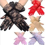 new design women lace gloves wedding dress gloves   finger gloves