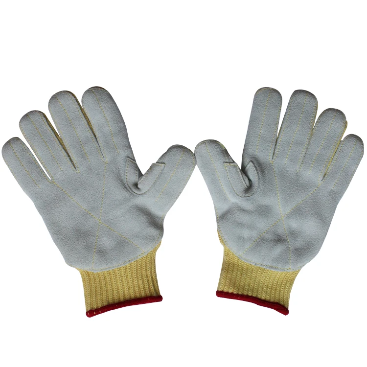 New Developed Nomex Aramid Cow Leather Machinist Working Gloves