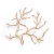 Import new korea styles hot sale 24k gold plated 35*39mm tree fork shaped pendant&charms from China