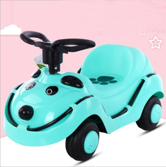 New model wiggle swing car Children toy stroller walker pushing bar kids ride on car