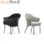 Import New Product Modern Style Overstuffed Living Room Linen Fabric Chairs Metal Leg Chairs from China
