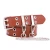 Import New punk style ladies PU leather belt fashion chain decorative girls belt with custom logo from China