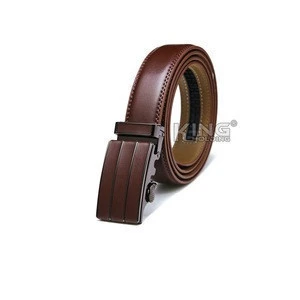 New style brown premium genuine leather belts for men adjustable buckle