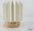 Import New Sunbeauty Design Home Decor Paper Led Night Light Wooden Base Desk Table Lamp from China