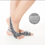 New Women Anti Slip Yoga Socks Sport Cotton Pilates Sock Ventilation Quick Dry Ballet Sock Slippers