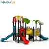 Newest and attractive dream sail series outdoor playground equipment play station with climbing wall from Feiyou Playground