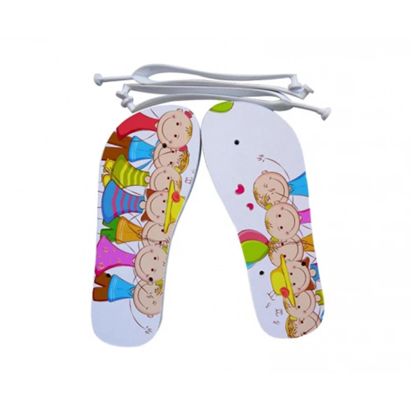 Newest Cheap Customized Heat Sublimation Printing Blank Flip Flops