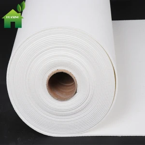 No asbestos 1mm thick Ceramic fiber gasket fire retardant aluminum silicate fiber paper for Kiln car deck covering