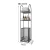 Import Nordic bathroom storage shelf floor-to-ceiling toilet with dirty clothes basket storage organizer multi-layer storage rack from China