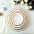 Nordic high-end hotel party wedding scalloped gold rimmed ceramic plate porcelain chargers plates dinnerware wholesale factory