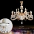 Import nordic indoor  dinning  k9 crystal  light fixture Candle crystal chandelier from China