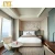 Import Nordic style leather bed modern luxury 2 double hotel bedroom set from China
