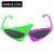 Import Novelty 2-Color Neon Funny Asymmetric Triangle Glasses Fashion Accessories For Halloween And Other Costume Parties Unisex from China