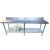 Import NSF certified Working Utility Table 30*108 inch Stainless Steel Commercial Kitchen Work Table with adjust under shelf from China