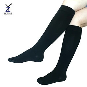 Nurse nylon black dvt stockings, knee high stockings, socks varicose veins stocking professional compression stocking nurse