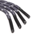 Nylon drawcord elastic silicone end drawstring cord for hoodie pants garment
