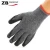 Nylon/polyester seamless knitted protective work gloves rubber coated for construction