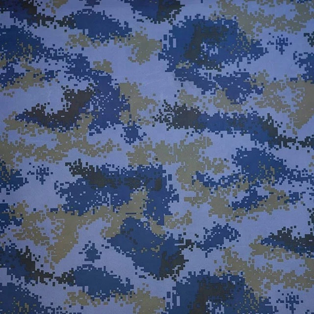 Ocean camouflage fabric polyester cotton military fabric