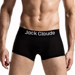 ODM oem Customized LOGO with men's boxer shorts customized brands100% cotton fabric