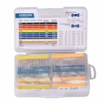 ODSEVEN 18 Values 1/4W 1% Resistor Kit Assortment 0 Ohm-1M Ohm (Pack of 575)