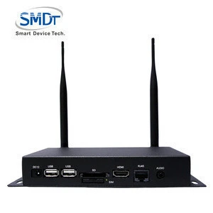 OEM android tv box with install free play store app google play download for retail store advertising