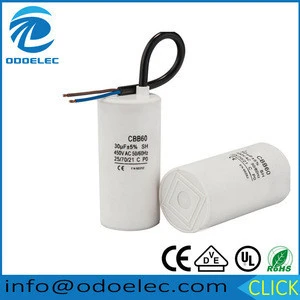 OEM cbb60 washing machine capacitor passive components With Stable Function