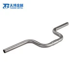 OEM custom road Bicycle Parts M Shape Bicycle Bend titanium handlebar