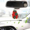 OEM high quality customized logos colorful scents initial bulk car air fresheners hanging for car