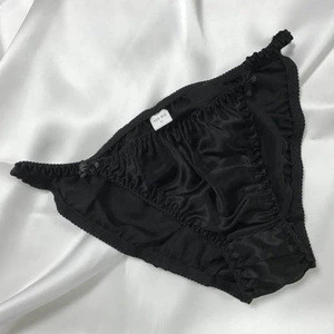 OEM Manufacture 100% Natural Pure Silk Underwear for Women Silk Bikini Panties