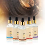 OEM private label low moq organic hair care treatment moisturizing nourishing essential oil natural repair pure hair serum