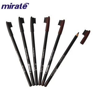 oem wholesale cosmetic art private label eyebrow pencil with Eyebrow brush