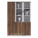Office Furniture 3 Doors Hanging File Cabinet , Wooden File Cabinet