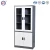 Import Office furniture metal storage file cabinet double glass 2 door steel filing cabinet from China